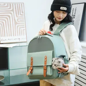 Pet Backpack Carrier for Cats & Dogs - Multi-Protective, Breathable, Portable Travel Bag