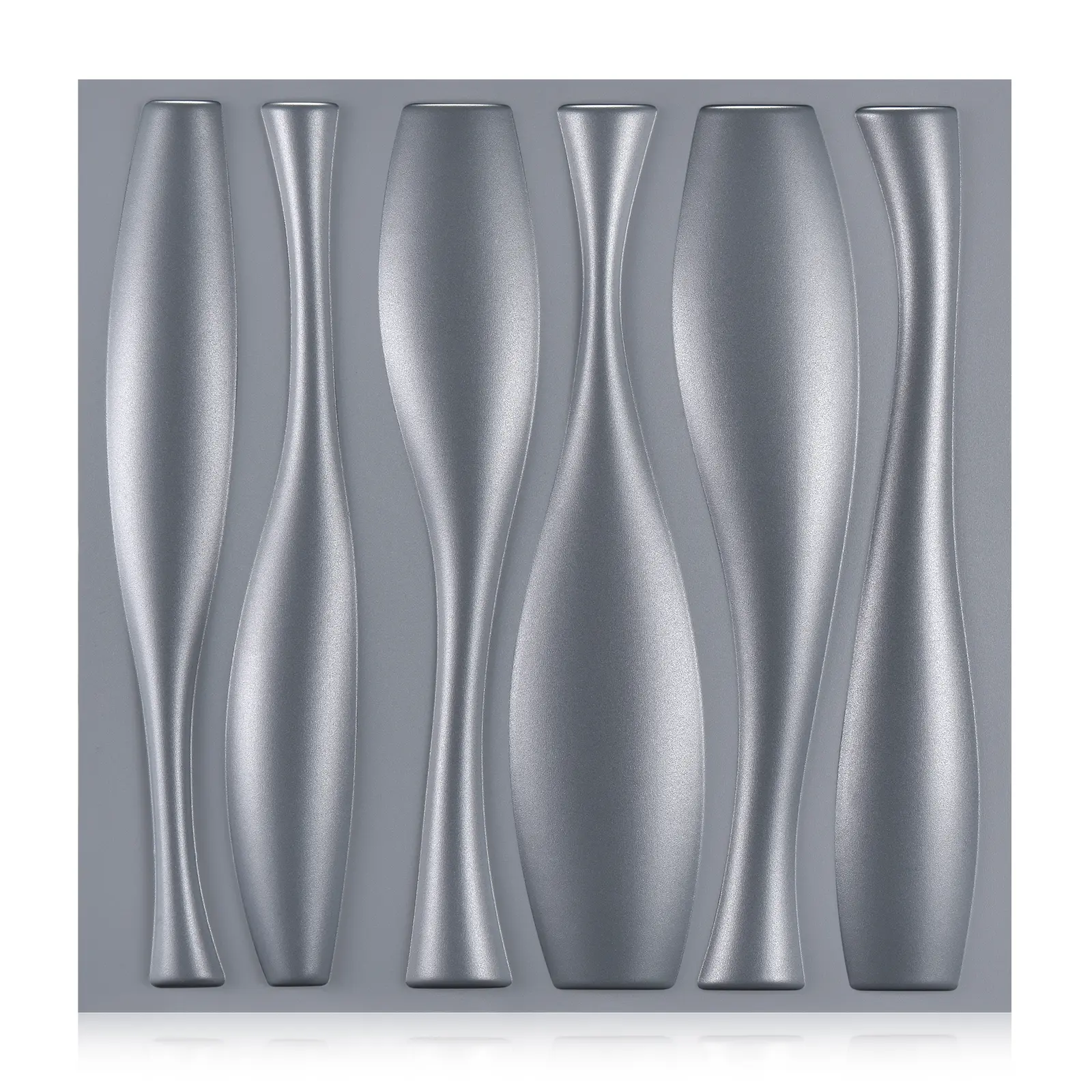 Aadesh PVC Plastic 3D Wall Panels, Waterproof and Fire-Resistant, 11.8x11.8 Inches, Ideal for Living Rooms, Bedrooms, Hotels, Offices