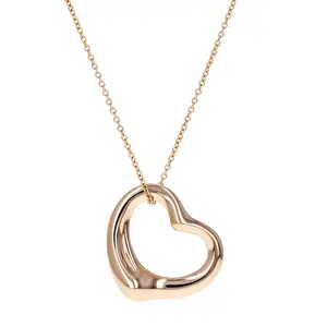 Pre-owned Tiffany & Co. Elsa Peretti Open Heart Necklace