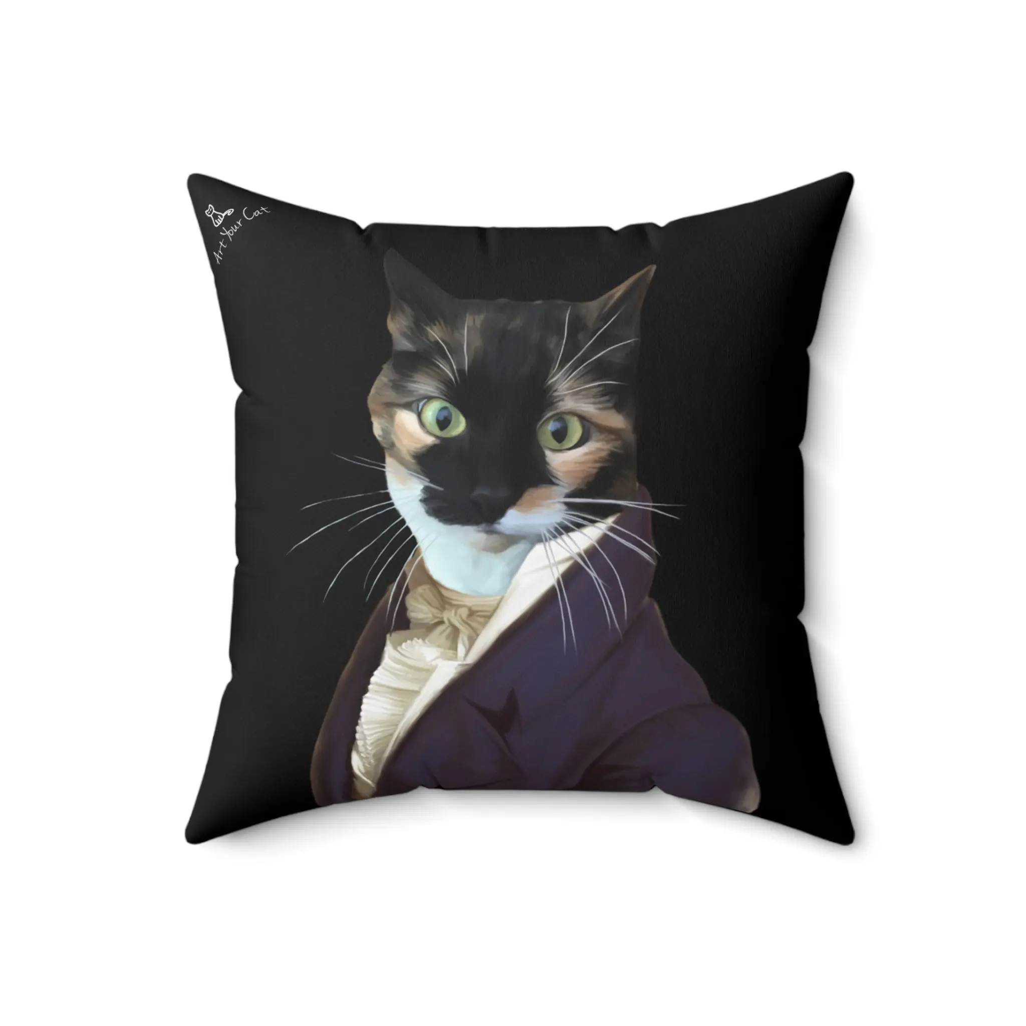 Custom Cat Throw Pillow - The Mayor