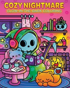 Cozy Nightmare Glow-In-The-Dark Coloring -- Editors of Thunder Bay Press - Paperback