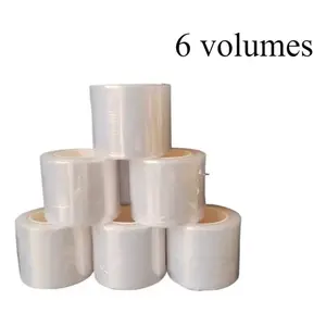 6pcs Tattoo Plastic Wrap Cover Preservative Film Semi-Permanent Makeup Accessory for Eyebrows and Tattoos - Beauty Tools Cling Film