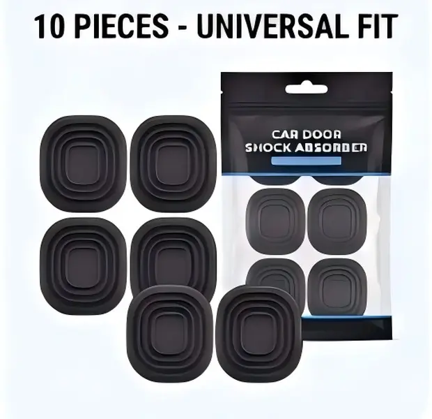 10pcs universal car door shock absorbers fit all vehicles, easy self-install#CarMods #CarAccessories #DrivingHacks #CarLife #AutoGadgets #CarLovers