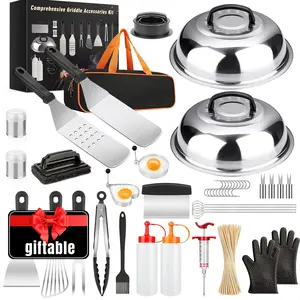 Griddle Accessories Kit 140 Pcs for Blackstone Camp Chef Professional Griddle Grill BBQ Spatula Griddle Accessories Kit 140 Pcs for Blackstone Camp Chef Professional Griddle Grill BBQ Spatula