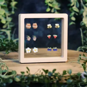 Honeyberry Picnic Stick-On Earring set