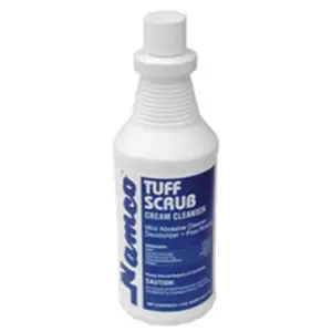 212 MAIN Namco 12 qt. Tuff Scrub Extra Thick Cream Cleanser with Fine Abrasives, Household Stubborn Stain Removal, Case of 12, Stainless Steel Appliance Compatible