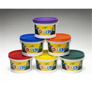 212 MAIN Crayola Dough Set - 6 Tubs (Red, Orange, Green, Yellow, Purple, Blue) - Soft Texture Art Supplies, Classroom Creative Play (Formerly Binney & Smith, Model BIN570016)