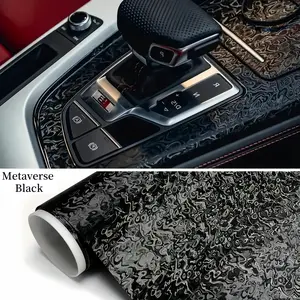 Premium Satin Matte 3D Pattern Vinyl Film – Scratch Resistant Protective Sticker, Self-Adhesive DIY Wrap for Car Interior Exterior, Laptop, Metal, Ceramic Surface & More – Cyberpunk Style Decal for Tech Lovers, Gamers & Auto Enthusiasts – Easy to Apply