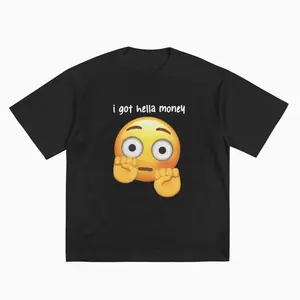 I got like hella money tshirt benito bowl shirts   tiktok shop deals free samples store   tiktok shop gifts for him streetwear Menswear Top Love Man Shortsleeve Tropical Round Neck Casual Crew Neck