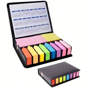 Nice Paper Cute Boxed Self-Sticky Notes, Memo Pad Set, Total 2000 Pcs Page Colorful Makers Tabs, Arrow Flag Colored Labels, Adhesive Stickers, Widely compatible with Business, Studying, Working and home Use.