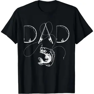 Premium 100 Cotton Unisex Fisherman Dad T Shirt Perfect For Fishing Enthusiasts And Fish Lovers