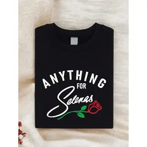 100% Cotton Golf Gift T-Shirt For Men and Women Selena Quintanilla Vintage Inspired T-Shirt For Latin Culture Fans And Selena Lovers