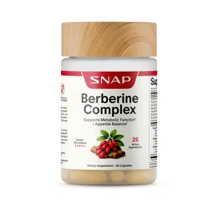 Berberine Complex - Blood Sugar Support Capsules - Glucose Metabolism & Energy Support - Berberine HCL + Cinnamon + Chromium - Mood & Inflammation Support - Ashwagandha + Turmeric - 3rd Party Tested