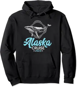 Humpback Whale Matching Family Friends Alaska Cruise 2023 Pullover Hoodie - Robynreede Shop 46B09YC44R7K