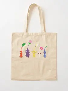 Sale up to 50%, Limited flash Deal, cute pikmin pattern Classic  Cotton Tote Bag