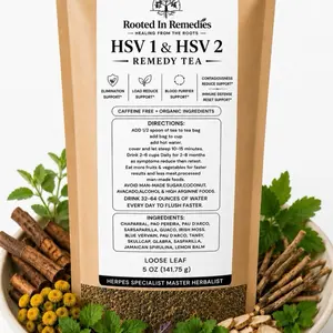 No HSV label option available HSV 1 & HSV 2 REMEDY TEA