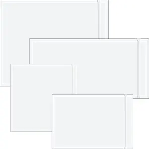 Box Partners  4 x 6 in. 2 Mil Poly Resealable Clear Face Document Envelopes