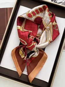 Fashion Paisley Print Scarf, Women's Banner Shawl, Daily Wear Wrap, Headscarf Style, Geometric Design, Casual All Seasons Accessory, Casual Soft Scarf