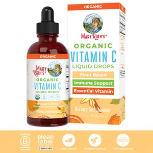 MaryRuth's Vitamin C Liquid Drops - USDA Organic - Vitamin for Immune Support & Overall Health - Antioxidant - Vegan - Non-GMO - 30 Servings
