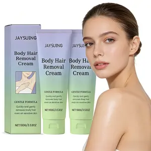 Hydrating Body Hair Removal Cream 100g| Mild & Gentle, Cleanly Remove Unwanted Hair, Calm & Nourish Skin, Long-Lasting Silky Soft Result, Convenient Home Use, Suitable for All Skin Types