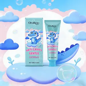 Children Toothpaste (100g), Kid Toothpaste, Gentle Cleaning Plaque Tartar, Freshen Oral Odor, Healthy Teeth Gums, Daily Oral Care, Protects Oral Environment