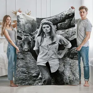 Stylish Blanket A cow and young martha stewart Unique Quilts Warming blanket soft and comfortable blanket travel blanket birthday gift