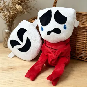 8" Gangle Plush Toy from The Amazing Digital Circus, Soft Stuffed Figure with Detachable Happy/Sad Mask, Cute Anime Character Plushie for Kids & Collectors #VSG