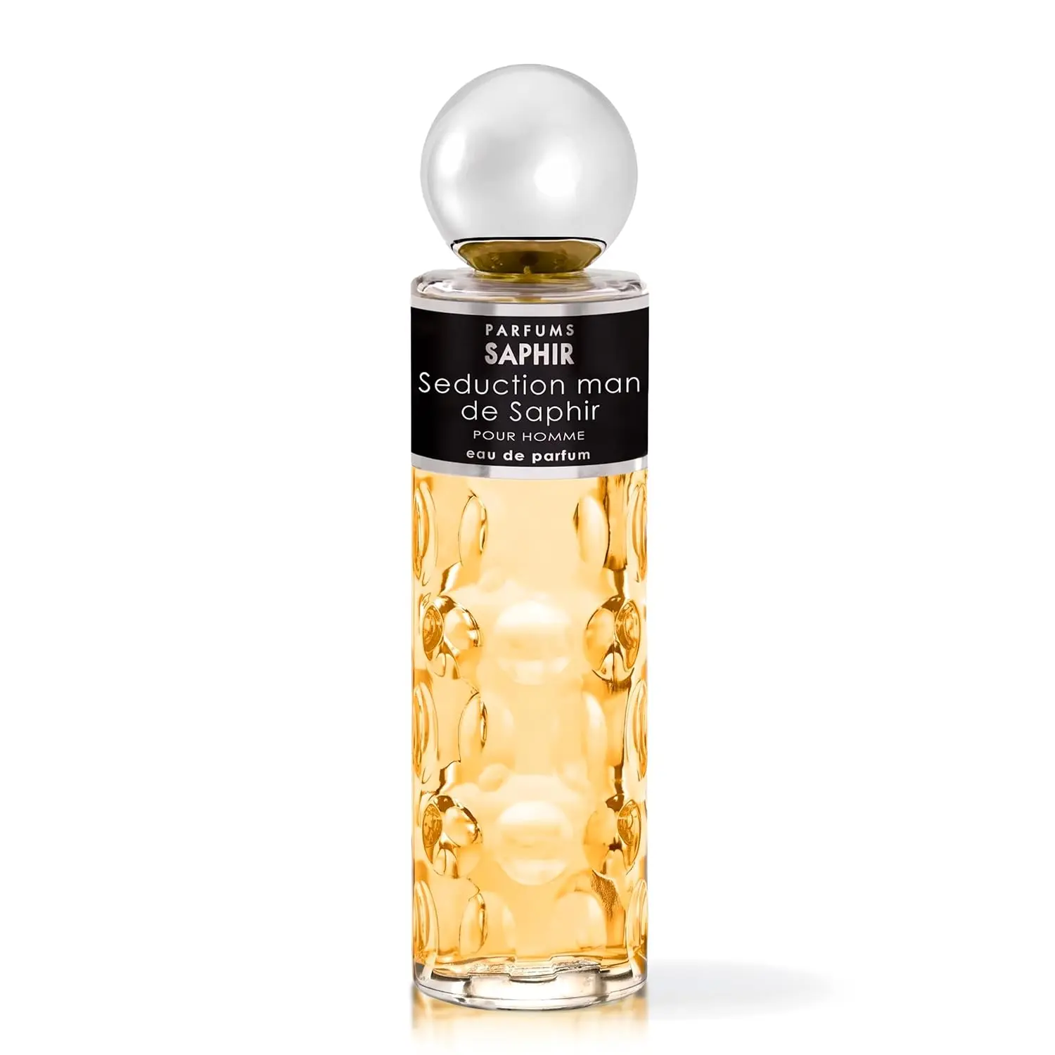 Parfums Saphir Seduction Man Men’s Cologne, Woody Spicy Eau de Parfum Spray, 200 ml