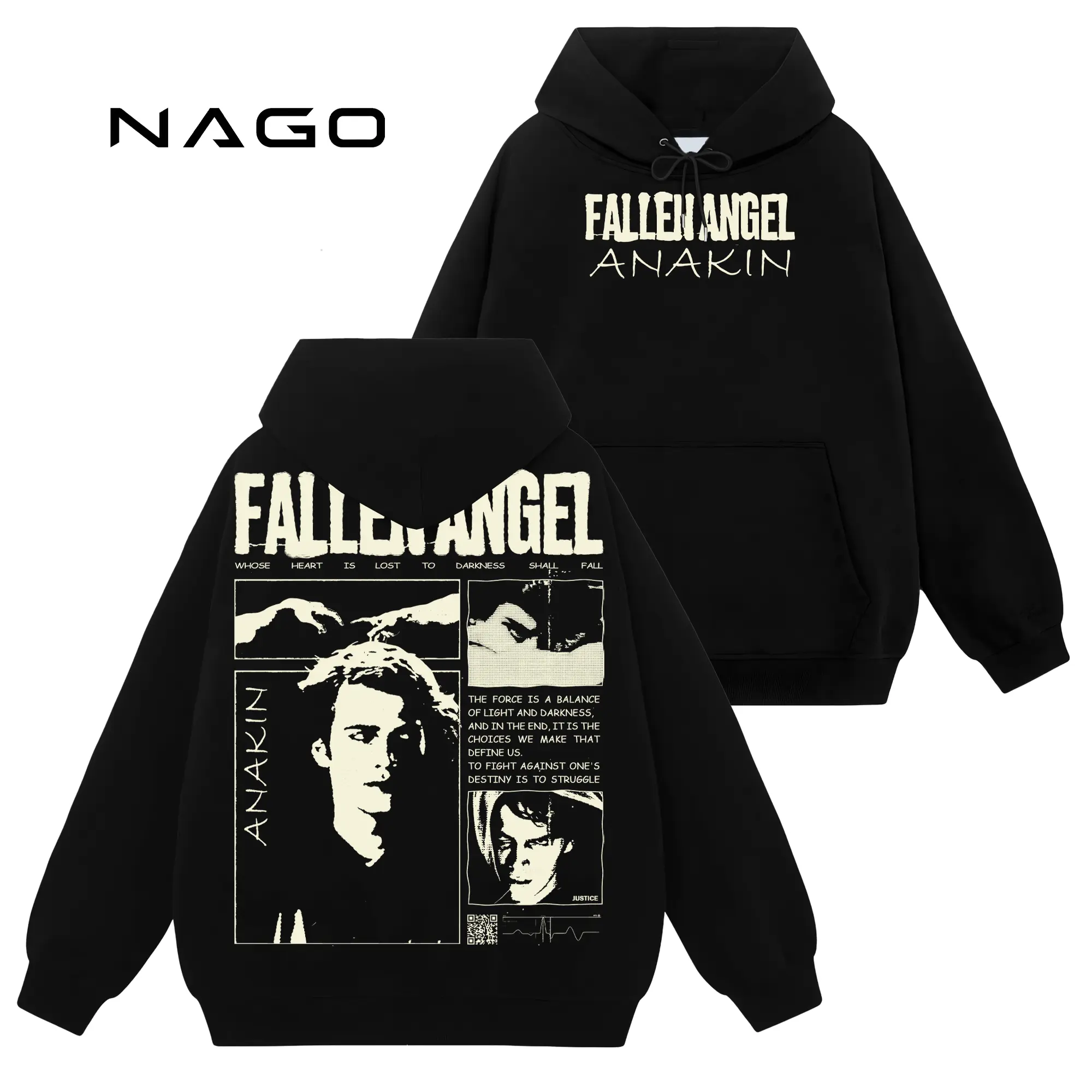 [Nago Shop] Limited Anakin #592 Unisex Cotton TShirt Sweatshirt Hoodie Top, Retro 90s Y2K Graphic Seamless Basic Casual Everyday Streetwear Tops, Gift For Comics