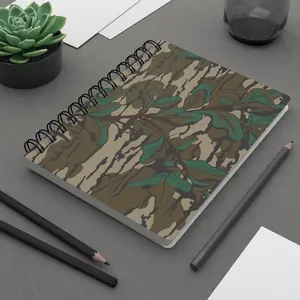 Original Greenleaf Everything Bottom Lands Camo Spiral Bound Journal - Spiral Bound Journal | Notebook | Diary with Camouflage Design