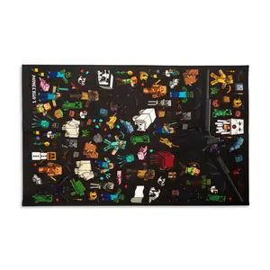 Minecraft Mob Printed Area Rug | 60 x 39 Inches