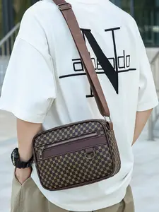 New Fashion Casual Shoulder Crossbody Bag, Men's Daily Commute Backpack, Horizontal Phone Storage Small Bag, Stylish and Practical, Stylish Crossbody Bags