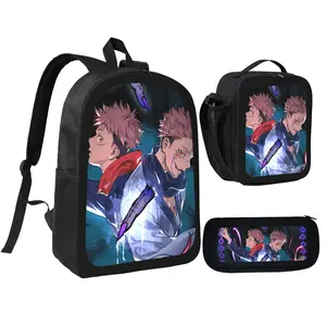Jujutsu Kaisen Yuji Itadori Anime Printed School Backpack Bright Manga Fan Art Durable Lightweight Student Casual Bag Aesthetic Daily Pack Perfect Gift For Teen Boys Girls Anime Lovers JJKMerch MangaPrintBag tiktokshopspringglowup