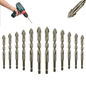 New Four-Flute Sawtooth Eccentric Drill Bit, Comfort Home bit, 4-edge serrated eccentric bit, high efficiency bit and tap set for wood and metal. Heavy Duty