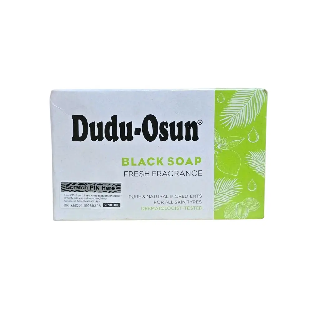 Original African Black Scented Soap Bar, Deep Cleansing Daily Cleanser for Face and Body, Natural Body Care for All Skin Types, Facial Body Cleanser