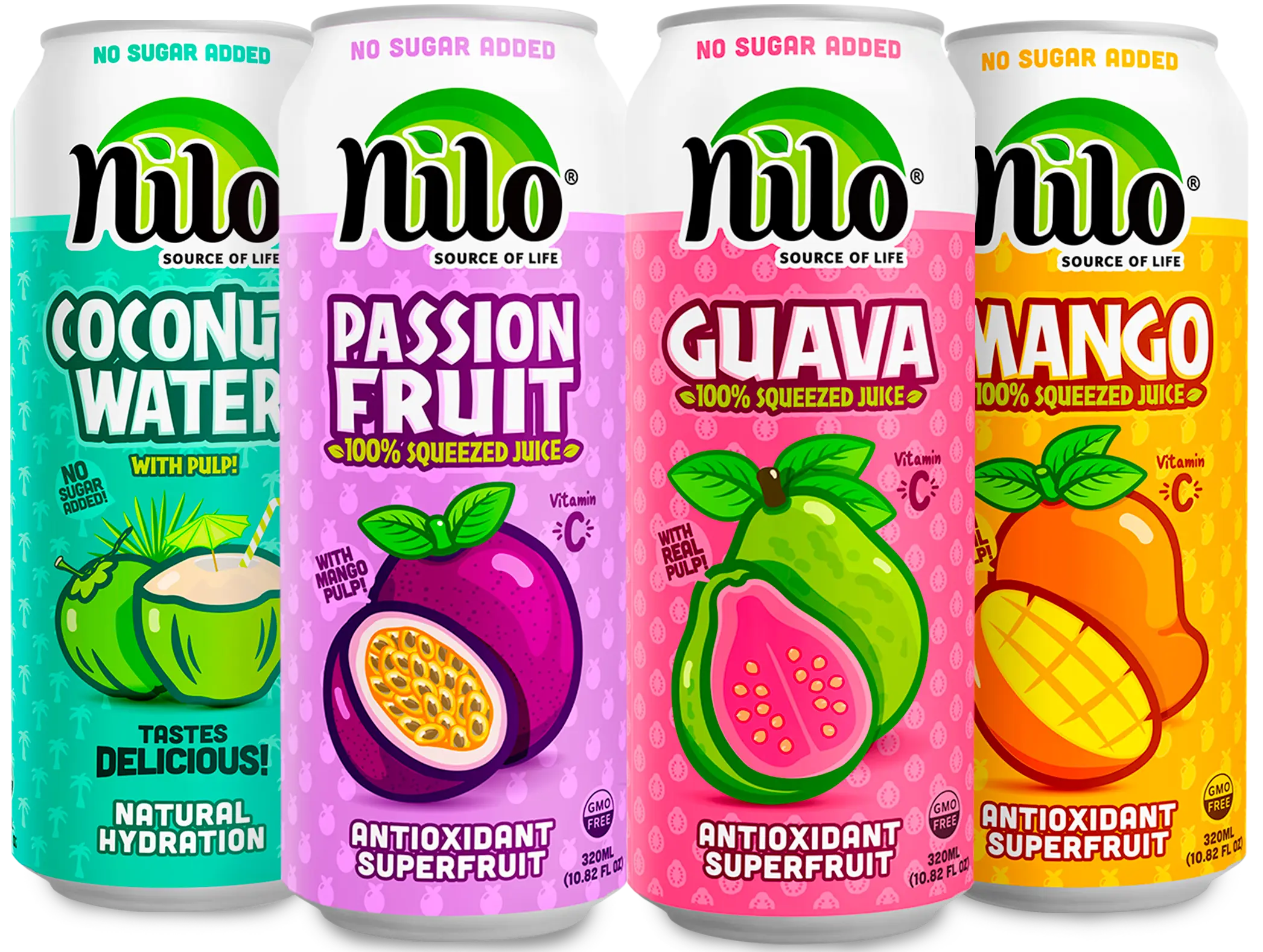 NILO Soursop Juice | 100% Real Guanabana Soursop Graviola | NO Sugar added | NOT From Concentrate | 16.57 oz (Pack of 12) Natural Beverage