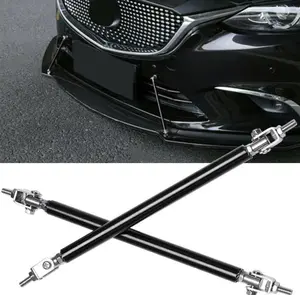 DIBMS 2PCS 6-9in Adjustable Splitter Support Bar, Automotive Front Bumper Lip Support Bar, Universal Bumper Splitter Diffuser Support Bar, Suitable for Most Vehicles, Men's Car Accessories