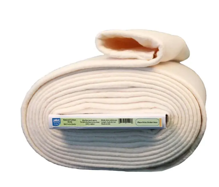 Pellon Natural Cotton Batting, off-White 96" x 9 Yards by the Bolt