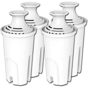 Replacement for Brita Filter, Brita Water Pitcher.  Filter Compatible with Brita Pitcher Filter Standards Grand, Lake, Capri, Wave Classic 35557, OB03,Pack of 4-Reduces Bad Taste & Odor