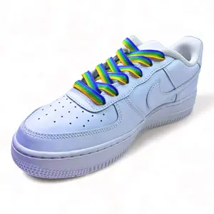 Mardi Gras Vertical Shoelaces Footwear Comfort Flat