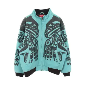 Pre-owned Supreme Cotton Small Leather Goods Makah Zip Up Jacket Jacket