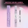 3-in-1 Cluster Lashes Kit - Cosmetic Eyelash Extensions Set for Make Up, 3-Step DIY Natural Lash Cluster, Includes Bond, Seal, Remover & Waterproof Black Glue for At-Home Use,familyfun