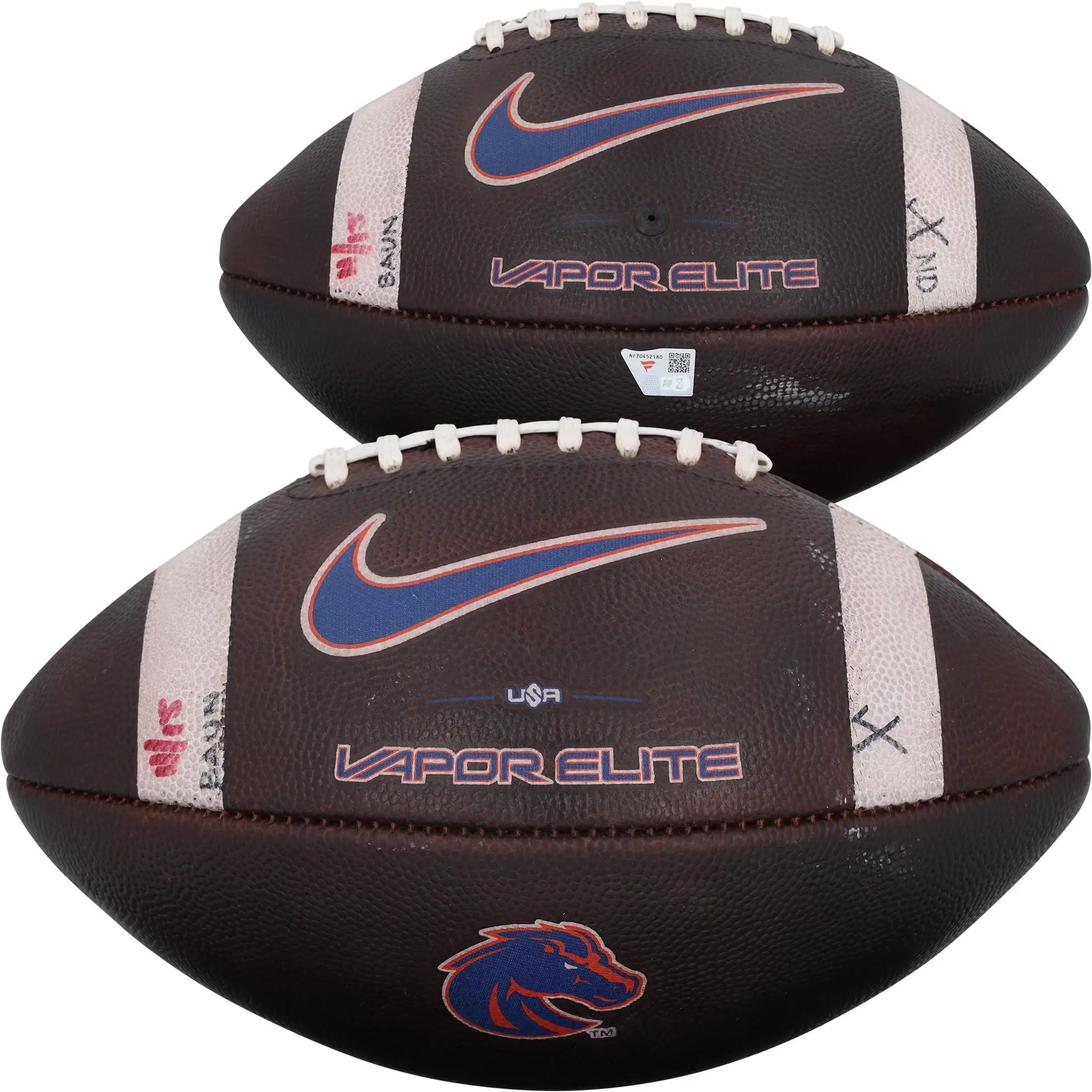 Boise State Broncos Game-Used Football vs. Colorado State Rams on November 22, 2025 - Fanatics Authentic Certified