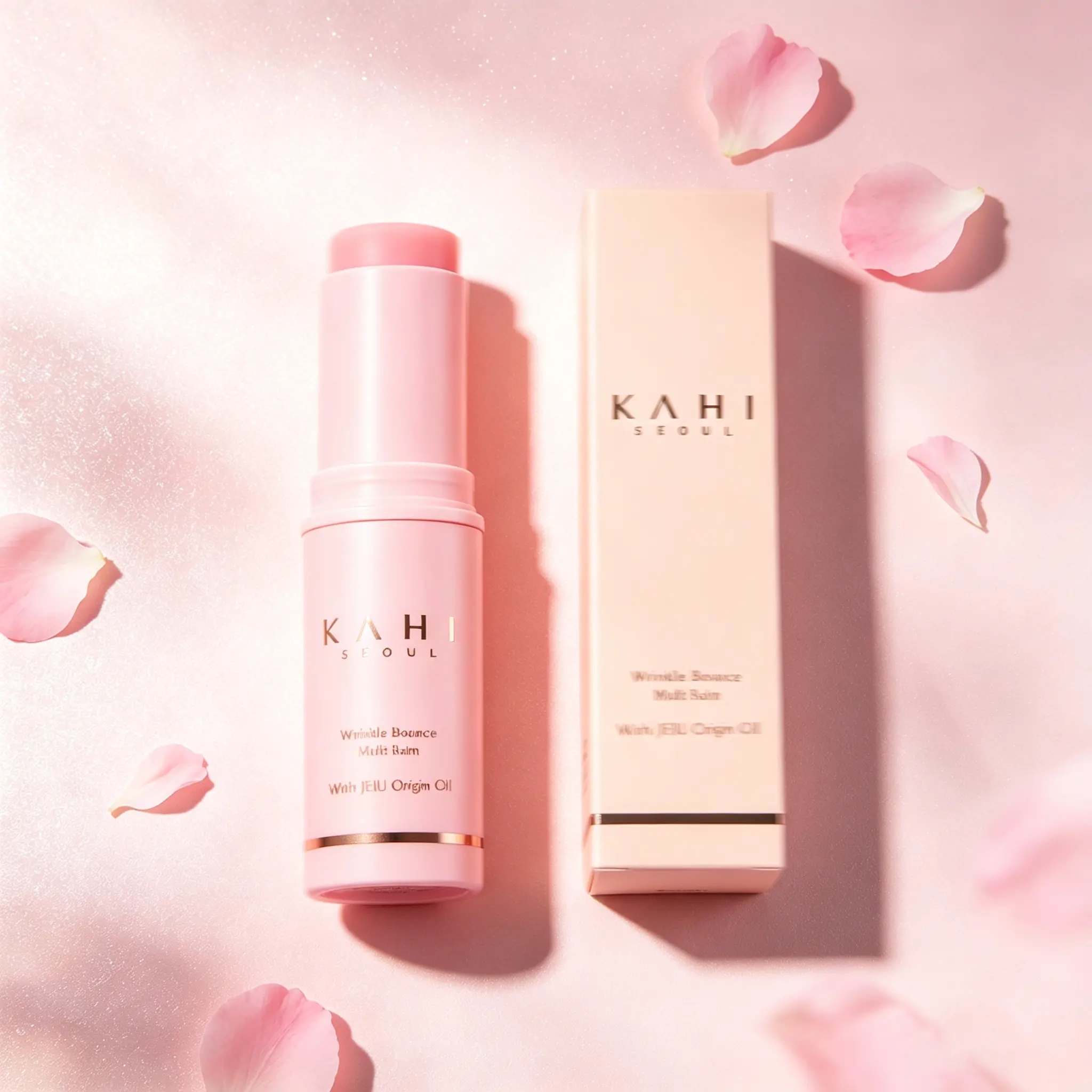 KAHI Wrinkle Bounce Multi Balm Stick, PDRN & Salmon Collagen Infused All-in-One Skincare Stick for Face, Lips & Neck, Jeju Fermented Oil Anti-Aging Moisturizer to Repair Dry Skin, Boost Hydration & Dewy Radiance