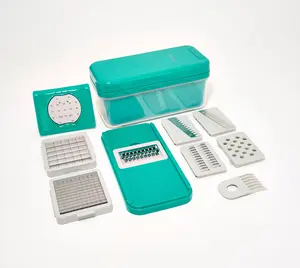 Prepology Box Chopper & Mandoline w/7 Interchangeable Blades