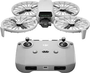 DJI Flip (RC-N3), Drone With 4K UHD Camera for Adults, Under 249 g, 3-Axis Gimbal Stabilization, 44000ft/13km Video Transmission, Palm Takeoff, Auto Return, 31-Min Flight Time, Intelligent Flight