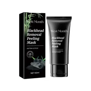 Summervibes|Bamboo Charcoal Peel-Off Mask for Nose & Face, Blackhead Removal, Deep Pore Cleansing, Oil Control, 60ml mothersdaygift