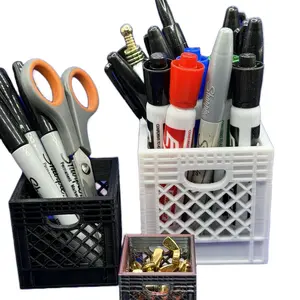 Mini Milk Crate Organizer/3 Sizes/Desk Organizer/Bolts And Nuts/Storage Plastic