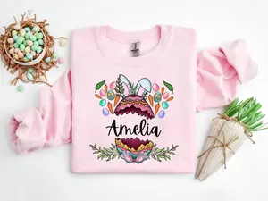 Personalized Easter Kids Shirts, Matching Easter Shirts, Cousin Crew Easter Tees, Personalized Name Easter Gift, Custom Name Toddler Shirt
