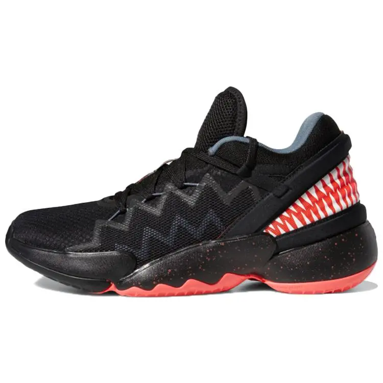 Adidas Marvel X D.o.n. Issue 2 Venom' Cushioned Durable Mid Top Basketball Shoes Men's FW9038